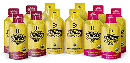 image for Honey Stinger Organic Energy Gels - Variety Pack - 12 Count - 4 of Eac