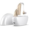ShinePick Rechargeable Hearing Aids for Seniors With Noise Cancelling, Upgraded Amplifier for Hearing Loss, Personal Sound Assist Devices With Volume Control