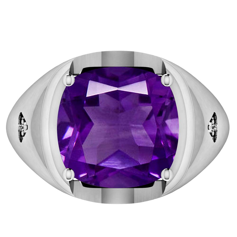 Diamond Sterling Silver Dainty Ring 