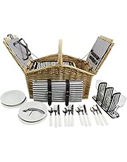 Cestas para vajilla de exterior y picnic | Amazon.es
