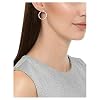 Plated-Bronze-Diamond-Accent-Twisted-Hoop-Earrings