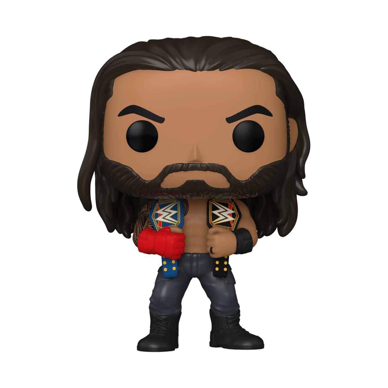 Funko POP! WWE: Roman Reigns with Belts - Collectable Vinyl Figure - Gift Idea - Official Merchandise - Toys For Kids & Adults - Model Figure for Collectors and Display