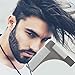 SaiDeng Stainless steel Beard Styling & Shaping Template Comb Trim Tool Perfect for Lines & Symmetry