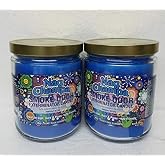 Smoke Odor Exterminator 13 oz Jar Candles Nag Champa, (2)
