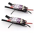 SoloGood 2PCS FLYCOLOR Francy 2 50A Brushless ESC Speed Controller Support 3-6S BEC 5V/3A BL32 Dshot for RC Airplane