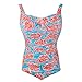 Leadmall Women’s Tankini Swimwear | Ladies Tummy Control One Piece Swimsuit | Floral Print Monokini Beachwearthumb 4