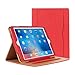 iPad 2/3/4Case - Leather Stand Folio Case Cover for Apple iPad 2/3/4 Case with Multiple Viewing Angles, Document Card Pocket (Red)