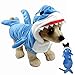Gimilife Funny Dog Cat Shark Costumes, Pet Halloween Christmas Cosplay Dress, Halloween pet Costumes Pet Pajamas Clothes Hoodie Coat Puppy Winter Coat for Small Medium Large Dogs and Cats