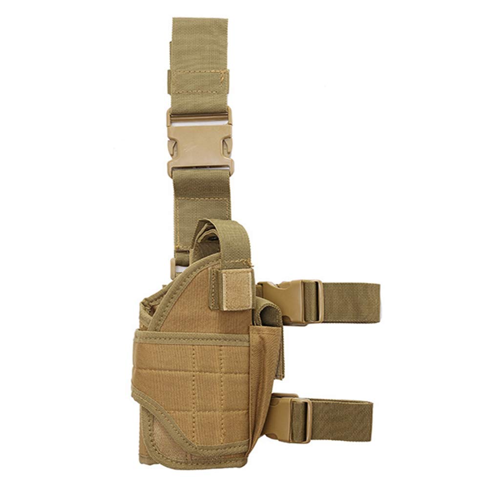 Right Drop Leg Adjustable Tactical Army Pistol Gun Thigh Holster Pouch Holder for G 17 19 31 32 most pistol