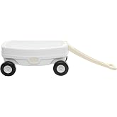 Little Tikes Cloud Collection Lil&rsquo; Wagon &ndash; White, Classic Kids Pull Wagon, Durable Plastic Toy, Indoor/Outdoor Play, Easy-Pull Handle, Boys and Girls Ages 18 Months+