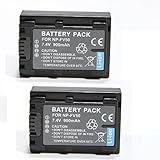 2 Pack Lithium Battery for Sony NP-FV30 NP-FV70 Handycam HDR-CX100 CX12 CX7 CX150 HDR-CX260 HDR-CX220 CX230 CX170 HDR-XR550