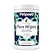 Petpost Paw Wipes for Dogs | 70 Count Dog Paw Cleaner Wipes with Coconut Oil, Jojoba Oil & Aloe | Gentle Pet Wipes for Paws | Large Ultra Soft Cotton Pads, Cherry Blossom Scent