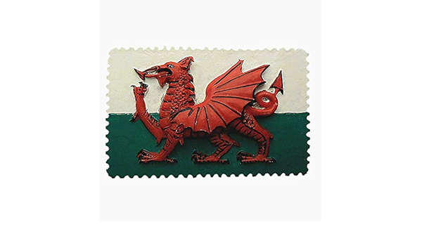 MUYU Magnet Imán para Nevera, diseño de dragón Rojo de Gales ...