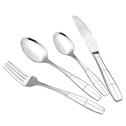 Ikando Set de Cubiertos Cuberteria Acero Inoxidable 48 Piezas