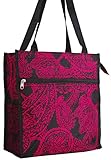 World Traveler Paisley Print Collection Travel Tote Bag 12-inch