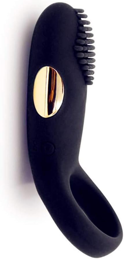 Men's Vi-b-ra-ti-on Silicone Lock D-elay Ring
