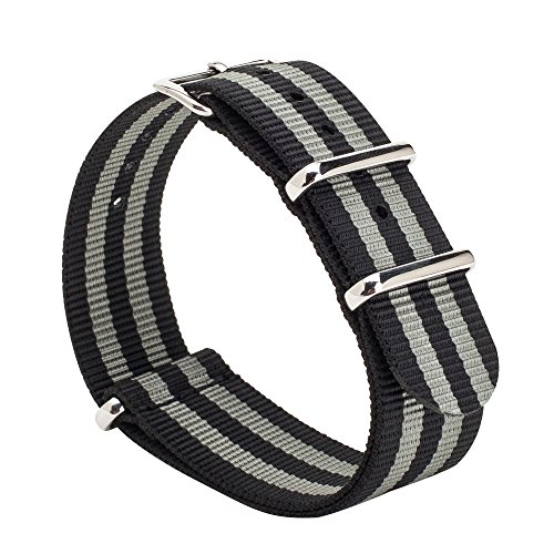 Gemony Premiun Ballistic Nylon Watch Band NATO Strap 20mm Gemony Premiun Ballistic Nylon Watch Band NATO Strap 20mm