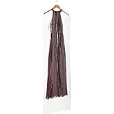 Juvale Clear Plastic Garment Bag - Dress Bags for Gowns & Dry Cleaner Covers - Hanging Clothes Organizer & Clothes Storage - 21 x 72 in, Pack of 50