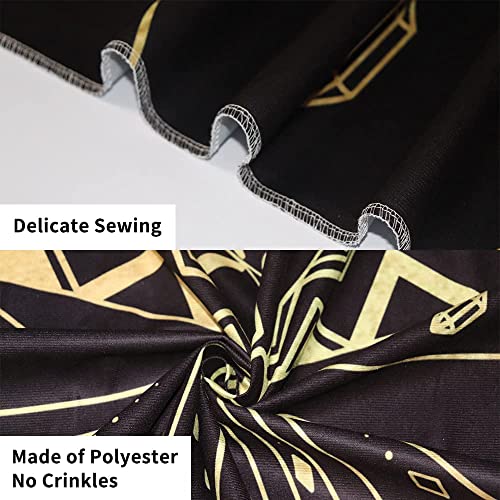 Tapestry for Bedroom, Trippy Butterfly Tapestry Black and Golden Tapestry Aesthetic Tapestry Wall Hanging Decor for Room (M- W59.1\