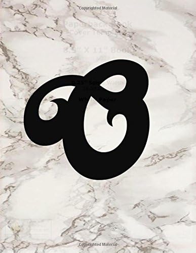 Monogram Notebook O: 110 Page (8.5 x 11 inch) Monogram Initial Journal Letter A with Marble Pattern - Personalized Diary Composition Book for Girls ... Volume 15 (Marble Monogram Journals for Her) Paperback – 22 Jan. 2018