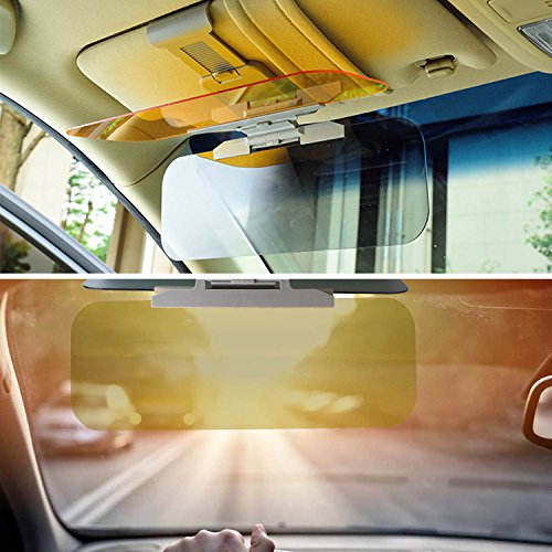 Car Sun Visor Extender, Beinhome Car Anti-Glare Tinted Windshield Extender, Night Anti-Glare Visor for Car - Thumbnail 4