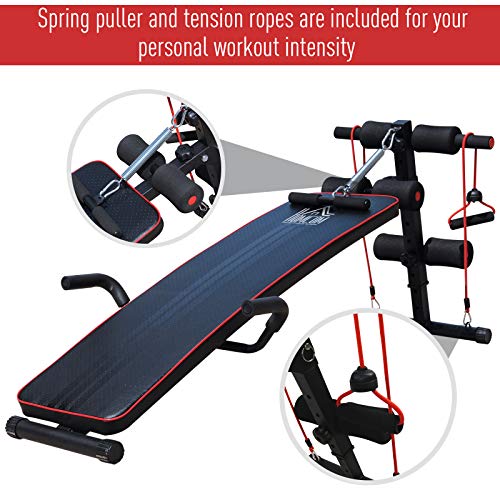 Sit Up Bench Core AB Workout Fitness Excercise Machine