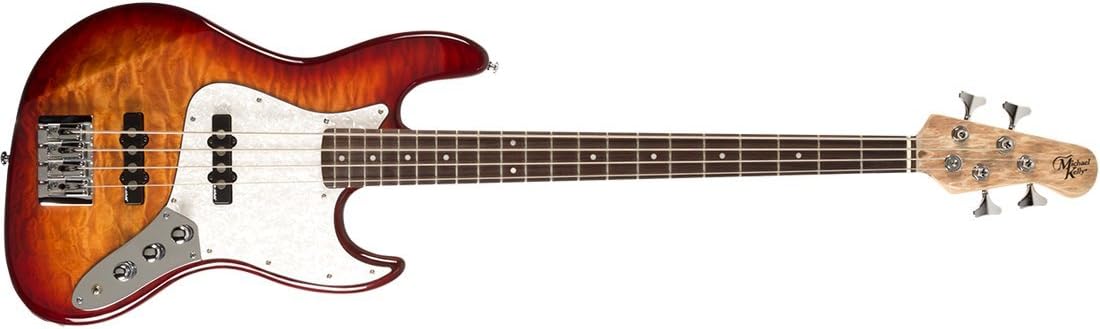 Michael Kelly Element 4Q Electric Bass Guitar - Aged Cherryburst