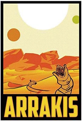 Arrakis Travel Poster Dune Gift for Men Woman Poster Home Art Wall Posters [No Framed]