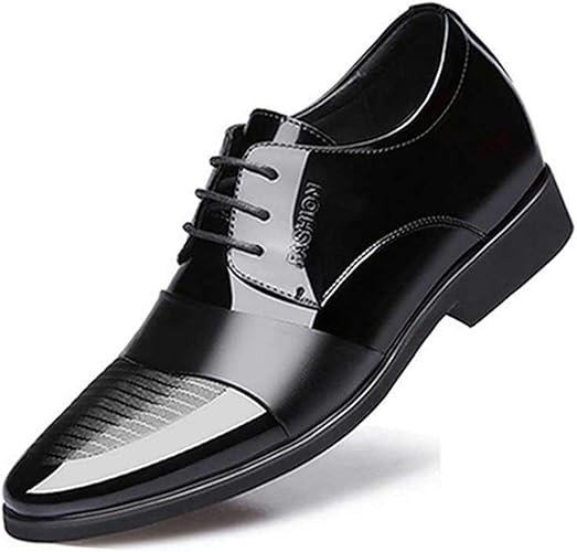 Amazon ブウケ 靴 メンズ靴 ビジネスシューズ オフィス リクルート 大きいサイズ ビジネス ヒモ靴 紐靴 おしゃれ ドレスシューズ メンズ靴 レザーシューズ 革靴 くつ シークレットシューズ レースアップ 通気性 誕生日 プレゼント ビジネスシューズ