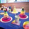 Matana-61-Piece-Rainbow-Party-Tableware-Set-Caters-for-15-Guests Matana - Rainbow Party Tableware Set - Paper Plates Cups Napkins Tablecloth for Kids Birthday Party - Caters for 15…