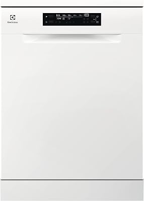 Máquina de lavar louça electrolux ess47420sw 60 cm, 13 talheres, sistema airdry, programa automático de 30 minutos, display xl, função extra de higiene, braço pulverizador satélite, softspikes, 44 db (a), branco, classe c