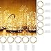 MZD8391 10 Pack Waterproof Fairy String Lights, MZD8391 20 LED 6.6 FT Copper Wire Lights for Bedroom Wedding - (Battery Operated)