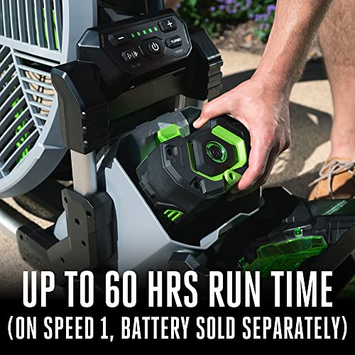 EGO Power+ FN1800 18Inch 5 Speed 20MPH Portable Misting Fan, Battery