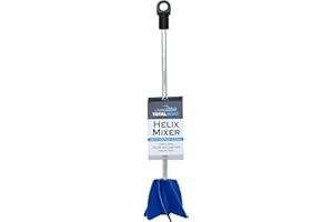 TotalBoat Helix Mixer Drill Attachment - Stirrer Mixes Epoxy Resin, Paint and Silicone - Tool Fits All 3/8” Drills - for Mixi