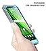 Poetic Moto G6 Play Rugged Case, Moto G6 Forge Rugged Case, Revolution [Built-in-Screen Protector] Heavy Duty Full Body Case for Moto G6 Play/Moto G6 Forge (2018 US Version) - Blue