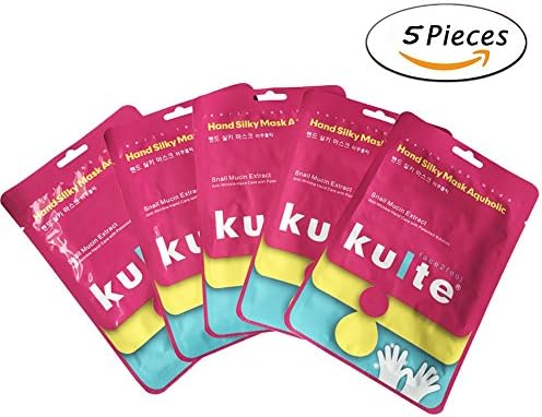 Moisturizing Hand Mask, Homya Deep Hydration Hand Spa Gloves Type 5 Pairs