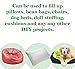 LuxyFluff Shredded Memory Foam with Cooling Gel Fill - CertiPUR-US Certified - Made in USA - 5lbs