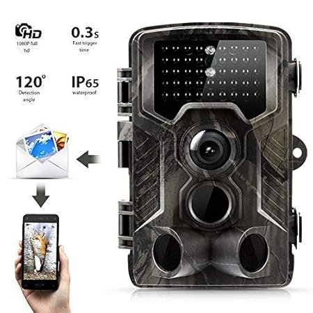 Suntek 2G Gprs Wildkamera Fotofalle GSM 16MP 1080P Full HD Jagdkamera 120 ° Weitwinkelobjektiv Vision Infrarote 20m 42 IR-LED