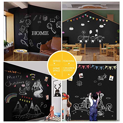 ZHIDIAN Chalkboard Contact Paper for Wall, 48" x 36" Non