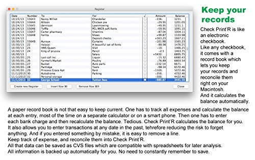Check Print'R+ : Check Printing for Mac. - Thumbnail 3