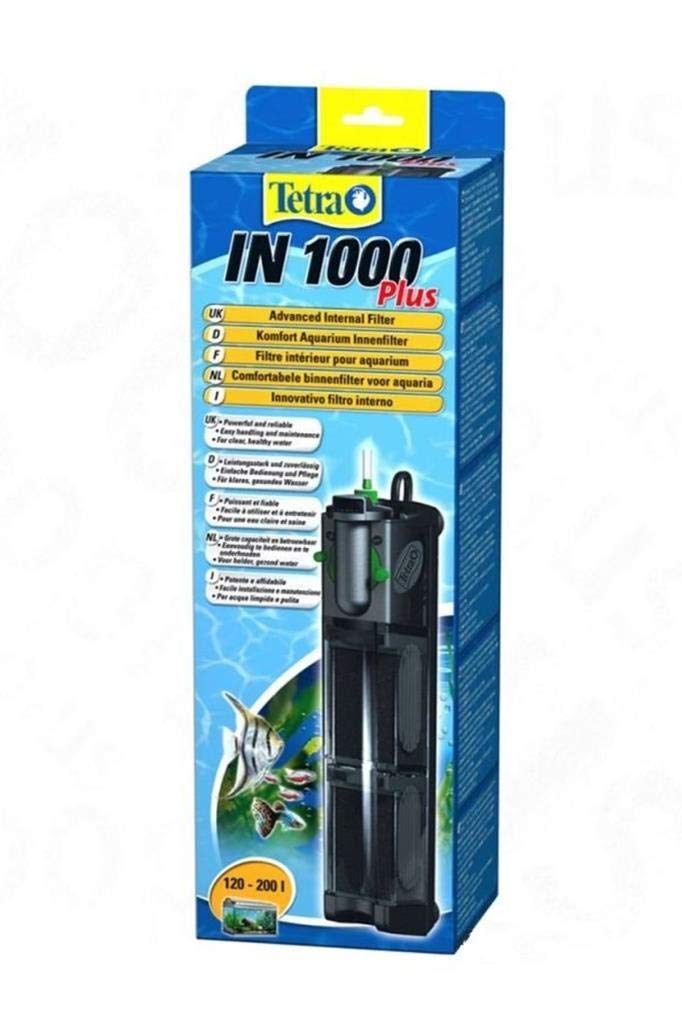 Tetra IN1000 Plus Powerful Internal Filter for Physical, Biological and Chemical Aquarium Water Filtration