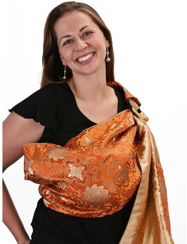 Zolowear Silk Brocade Baby Sling Mandarin, Small