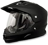 AFX FX-39 Unisex-Adult Full-Face-Helmet-Style Dual Sport Helmet (Flat Black, X-Large)