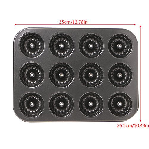 Sixsons 1Pc Fluted Cake Pan Extra Thick Bundt Non Stick Biscuit Brownie Baking Mold