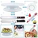 73 pcs Cake Decorating Supplies, Tasera cake decorating kit With Rotating Turntable Stand, Icing Piping Tips & Pastry Bags, Icing Spatula & Smoother
