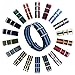 CIVO Watch Bands NATO Premium Ballistic Nylon Watch Strap Stainless Steel Buckle 18mm 20mm 22mm (Navy/Black, 22mm)