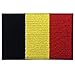 Belgium Flag Embroidered Belgian National Emblem Iron On Sew On Patch