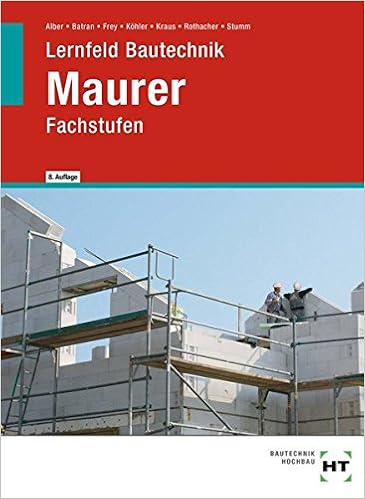 Lernfeld Bautechnik Maurer Fachstufen Amazonde Christa - 