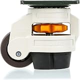 Skelang 4Pcs 40F Retractable Leveling Machine Castors 150kg Load Workbench view 2