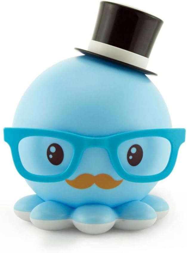 Brighome Lovely Cartoon Octopus LED Table Desk Lamp Children Gift Night Light (Blue)